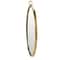 Hello Honey® Antique Gold Oval Metal Wall Mirror with Bracket